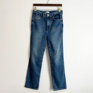 GOOD AMERICAN Always Fits Good Legs Straight Jeans Blue Denim Size 6-12